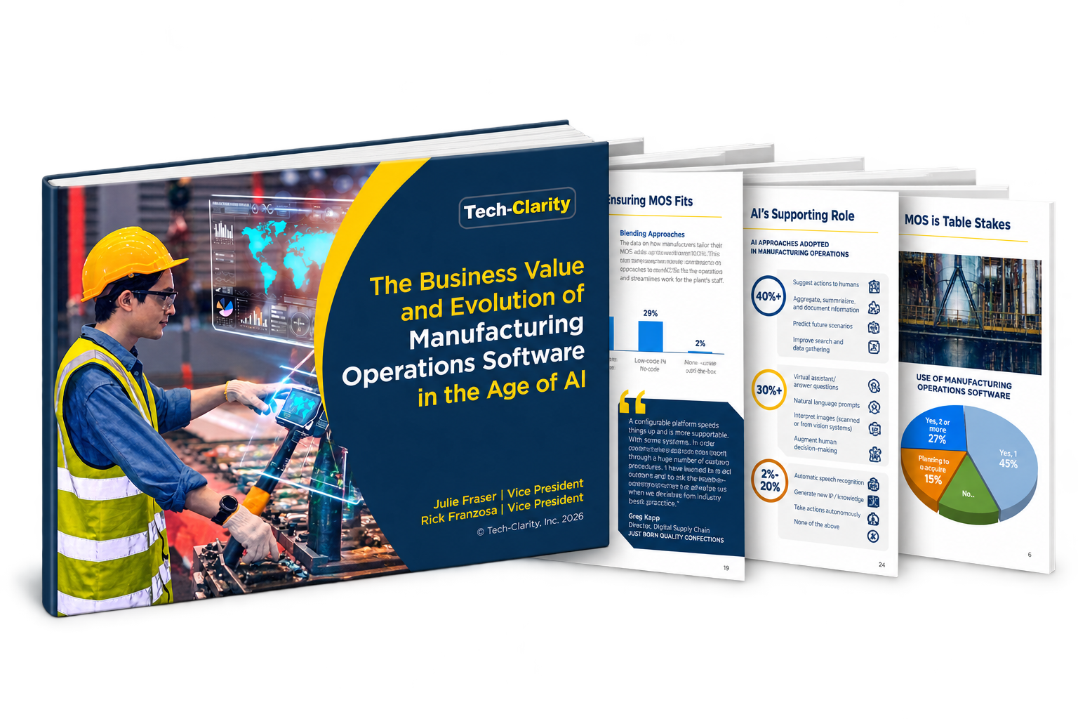 AI Manufacturing Operations eBook Mockup